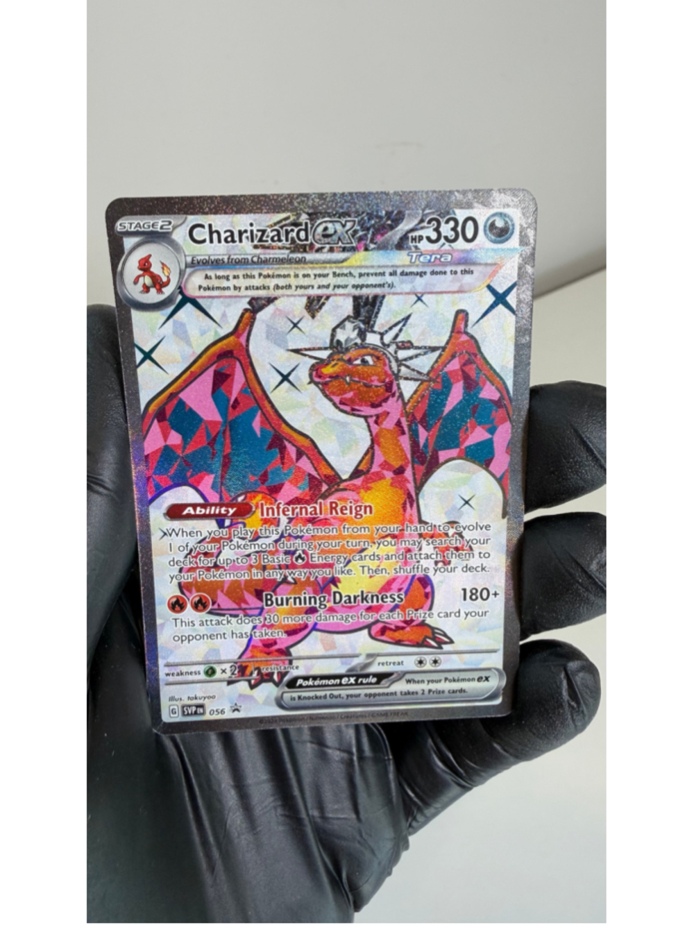 Charizard ex 056 SVP Black Star Promo Ultra Rare Holo Scarlet Violet NM #n14